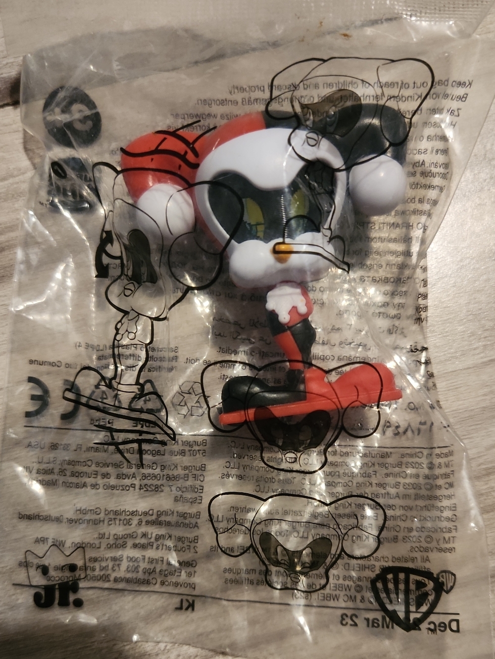 2 Burger King Looney Tunes Tweety Bird as Harley Quinn kids 1 I Original Packing